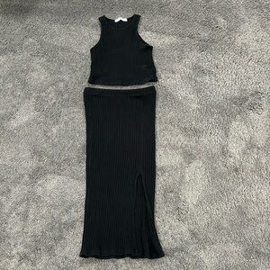 Matching top and skirt